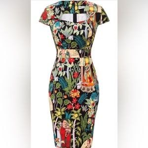 Grace Karin | Womens 50s 60s Vintage Pencil Dress Bodycon Cap Sleeve Dress